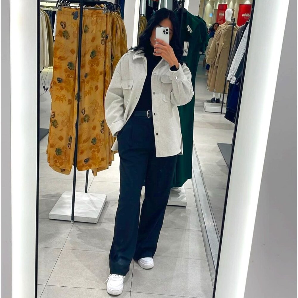 ZARA OVERSHIRT JACKET SHACKET | ZARA JACKETS & COATS